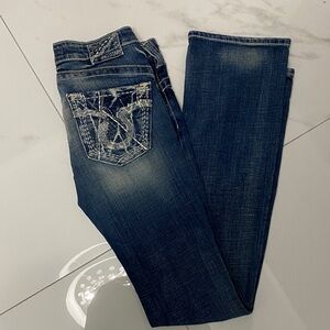 Big Star Women's Blue Straight Leg Jeans